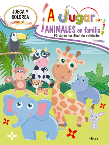 A jugar con animales en familia