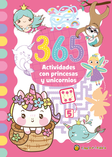 365 actividades con princesas y unicornios